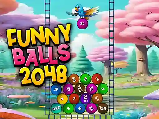Oyunu Funny Balls 2048 çevrimiçi