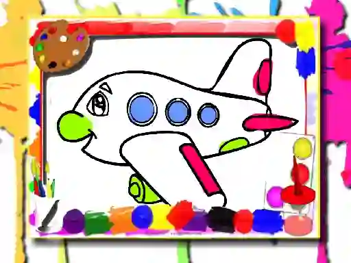 Oyunu Airplane Coloring Book çevrimiçi