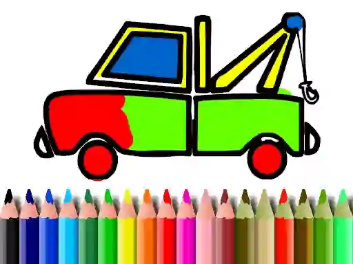 Oyunu Back To School: Truck Coloring çevrimiçi