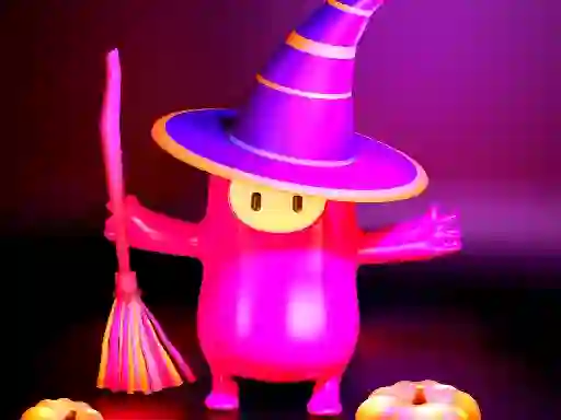 Oyunu Fall Guys Halloween Puzzle çevrimiçi