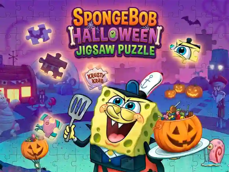 Oyunu SpongeBob Halloween Jigsaw Puzzle çevrimiçi