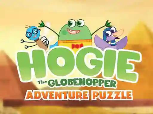 Oyunu Hogie The Globehoppper Adventure Puzzle çevrimiçi