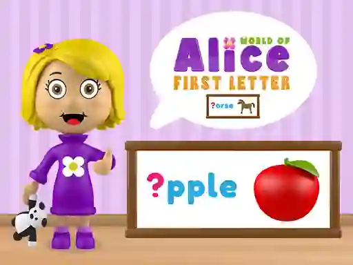 Oyunu World of Alice First Letter çevrimiçi