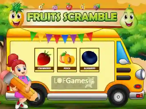 Oyunu Fruits Scramble çevrimiçi