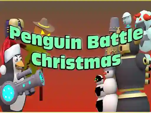 Oyunu Penguin Battle Christmas çevrimiçi
