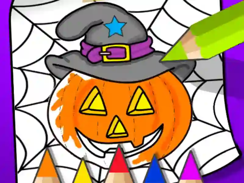 Oyunu Halloween Coloring Book çevrimiçi