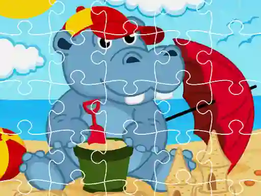 Oyunu Hippo Jigsaw çevrimiçi
