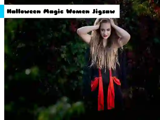 Oyunu Halloween Magic Women Jigsaw çevrimiçi