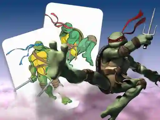 Oyunu Ninja Turtles Memory card Match çevrimiçi