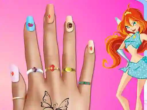 Oyunu Winx Nail Makeover çevrimiçi