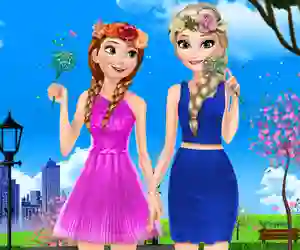 Oyunu Sisters Spring Day çevrimiçi
