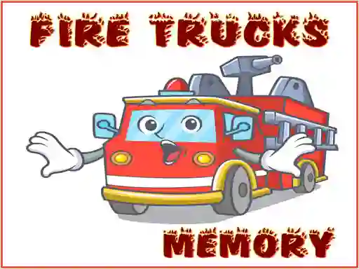 Oyunu Fire Trucks Memory çevrimiçi