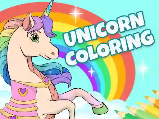 Oyunu Unicorn Dress Up Coloring Book çevrimiçi