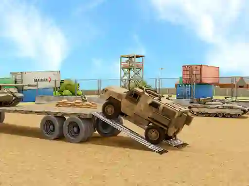 Oyunu Us Army Car Games Truck Driving çevrimiçi