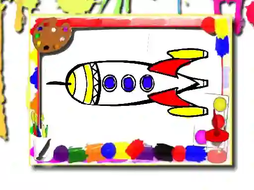 Oyunu Rockets Coloring Book çevrimiçi