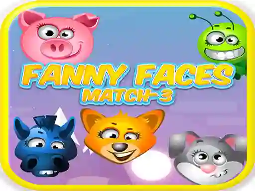 Oyunu Funny Faces Match-3 çevrimiçi