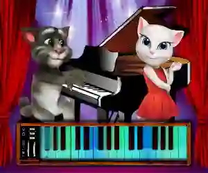 Oyunu Talking Tom Piano Time çevrimiçi