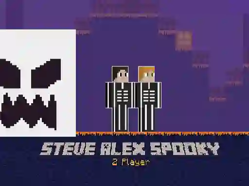 Oyunu Steve Alex Spooky 2 Player çevrimiçi