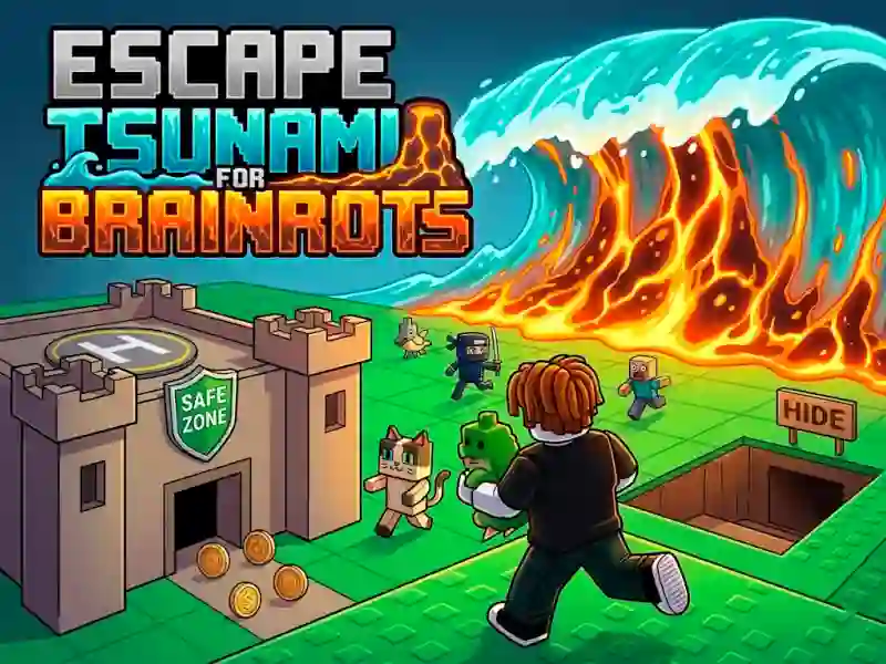 Oyunu Escape Tsunami for Brainrots çevrimiçi
