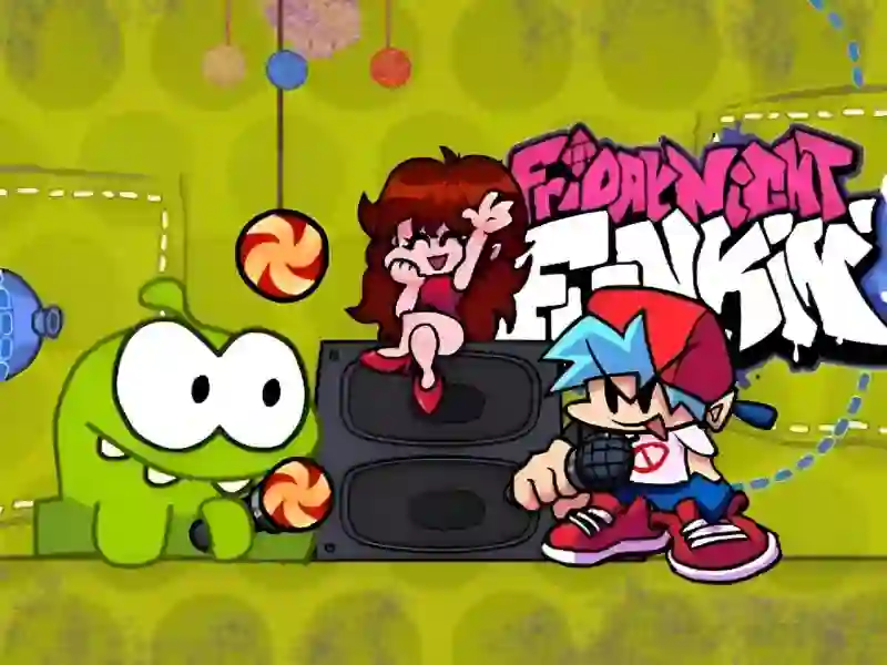 Oyunu Friday Night Funkin VS Om Nom from Cut The Rope çevrimiçi