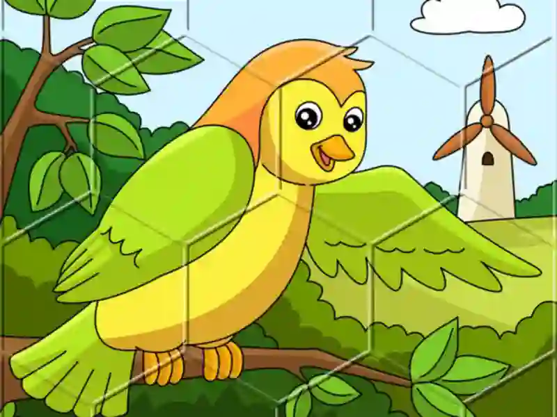 Oyunu Birds Hex Jigsaw çevrimiçi