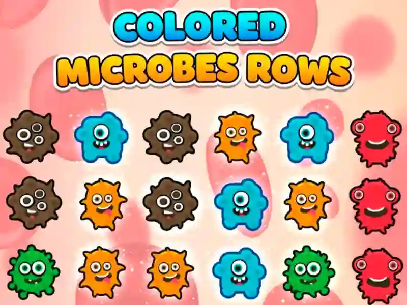 Oyunu Colored Microbes Rows çevrimiçi