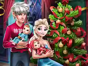 Oyunu Elsa Family Christmas çevrimiçi