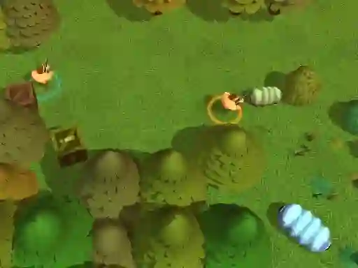 Oyunu Worms Combat Coop çevrimiçi