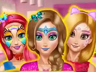 Oyunu Princesses Room Face Painting çevrimiçi