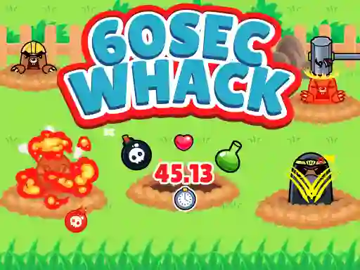 Oyunu 60 Second Whack çevrimiçi