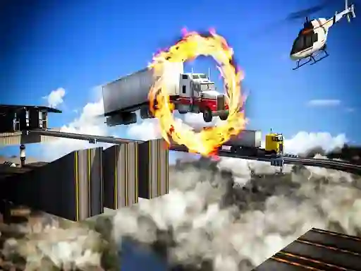 Oyunu Impossible Truck Driving Stunt Track Parking çevrimiçi