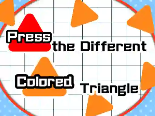 Oyunu Press The Different Colored Triangle çevrimiçi