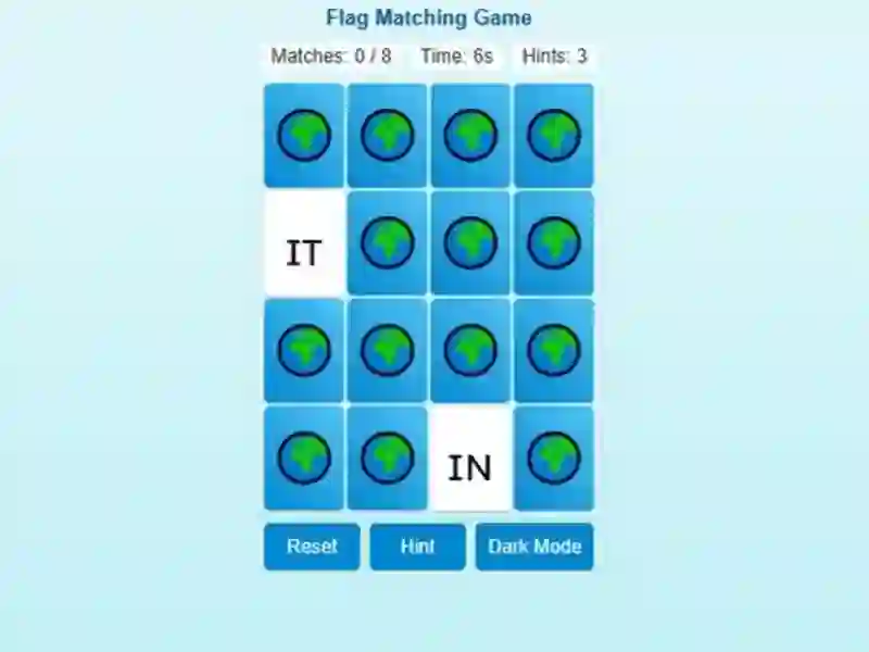 Oyunu Memory Match Flag Edition çevrimiçi
