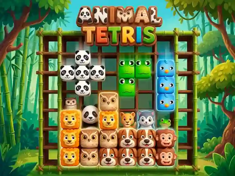 Oyunu Animal Tetris çevrimiçi