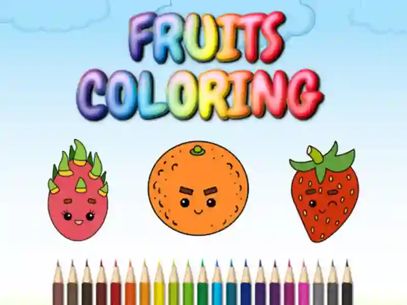 Oyunu FRUITS COLORING çevrimiçi