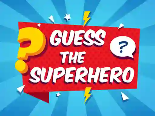 Oyunu Guess The Superhero çevrimiçi
