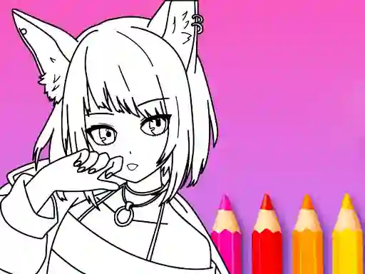 Oyunu Anime Manga Coloring Book çevrimiçi