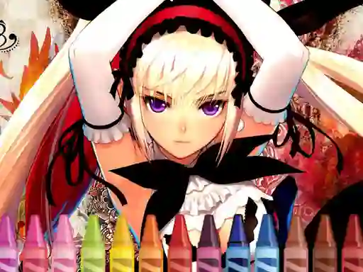 Oyunu 4GameGround Anime Manga Coloring çevrimiçi