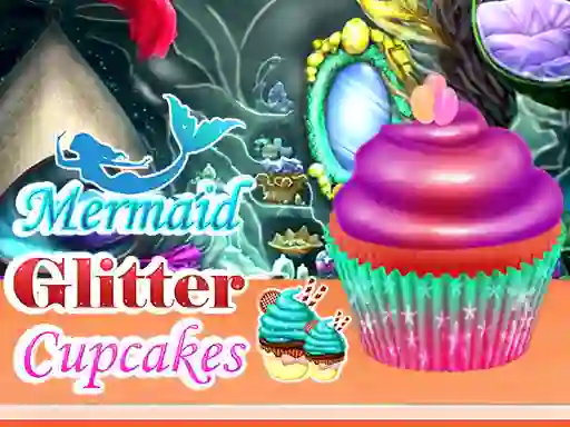 Oyunu Mermaid Glitter Cupcakes çevrimiçi