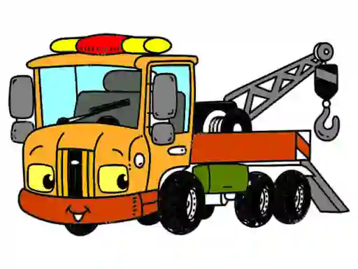 Oyunu Tow Trucks Coloring çevrimiçi