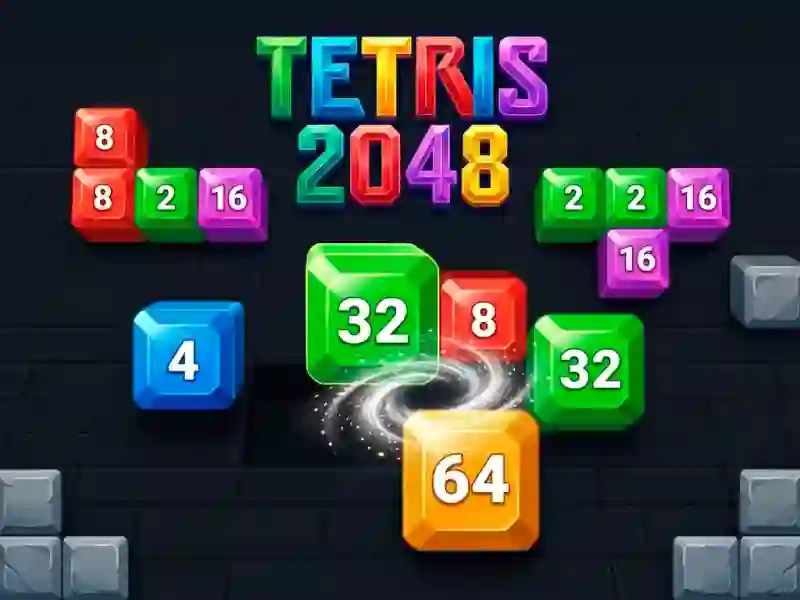 Oyunu Tetris 2048 çevrimiçi