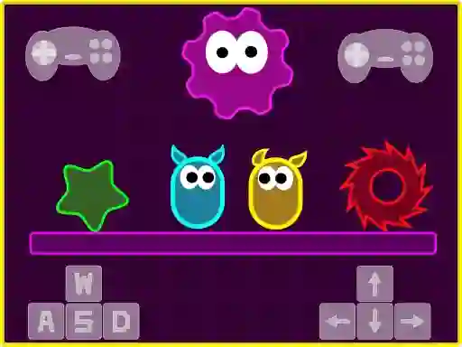 Oyunu Neon Slimes çevrimiçi