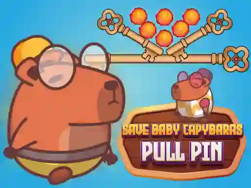 Oyunu Save Baby Capybaras Pull Pin çevrimiçi