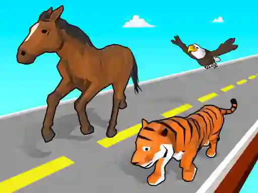 Oyunu Animal Transform Race çevrimiçi