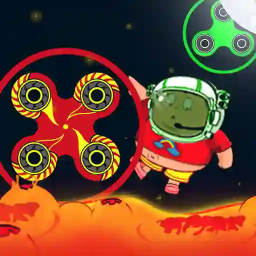 Oyunu Spinner Astro the Floor is Lava çevrimiçi