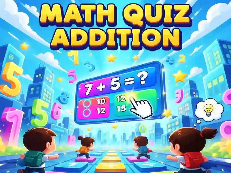 Oyunu Math Quiz Addition çevrimiçi