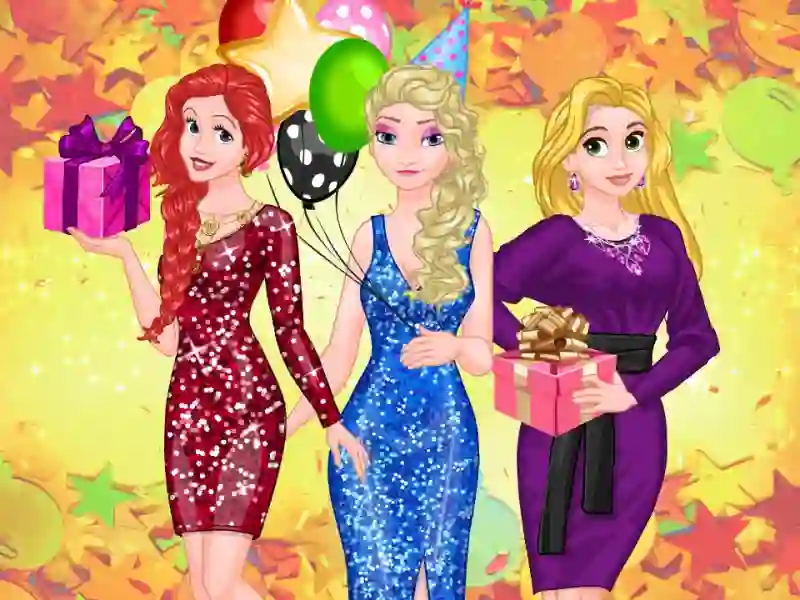 Oyunu Frosty Princess Party Surprise çevrimiçi