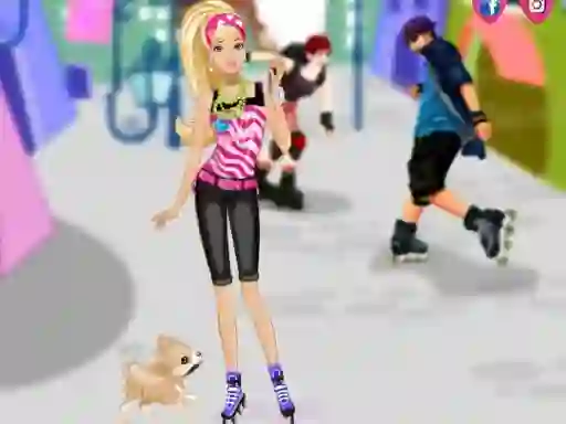 Oyunu Barbie on roller skates çevrimiçi