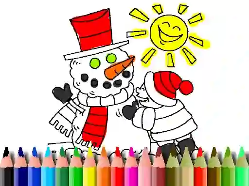 Oyunu Back To School: Winter Time Coloring çevrimiçi