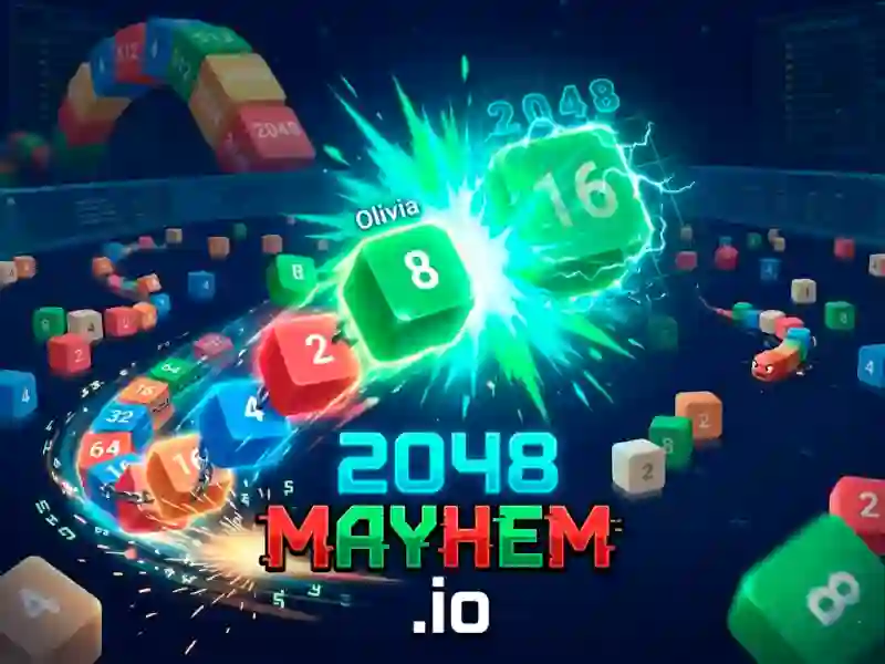 Oyunu 2048 Mayhem.io çevrimiçi